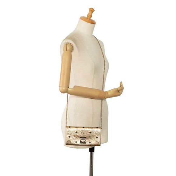 MCM Visetos Canvas Chain Wallet Canvas Long Wallet in Excellent condition - Picture 9 of 9